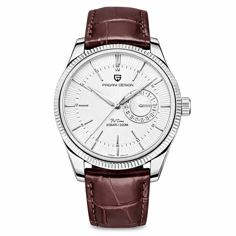 ⌚Купити Чоловічий годинник Pagani Design PD-1689 Silver-White